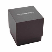 Emporio Armani Gianni T Bar Green Dial Silver Steel Strap Watch for Women - AR11667