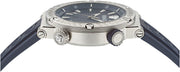 Versace Greca Diver Quartz Blue Dial Blue Rubber Strap Watch for Men - VE8G00124