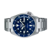 Seiko 5 Sports SKX Street Denim Blue Dial Silver Steel Strap Watch for Men - SRPL77K1
