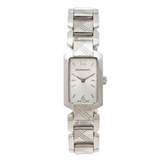 Burberry Heritage Quartz Silver Dial Silver Steel Strap Watch for Women - BU4211
