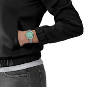 Tissot Ballade Quartz Blue Dial Silver Steel Strap Watch for Women - T156.210.11.351.00