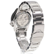 Seiko 5 Sports SKX Street Stonewash Black Dial Silver Steel Strap Watch for Men - SRPL79K1