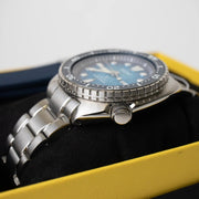 Seiko Prospex US Special Edition Automatic Blue Dial Silver Steel Strap Watch for Men - SRPH59