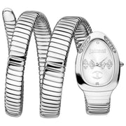 Just Cavalli Vezzoso Silver Dial Silver Steel Strap Watch for Women - JC1L230M0015