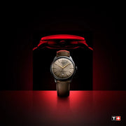 Tissot Chemin des Tourelles Automatic Powermatic 80 Ivory Dial Green Leather Strap Watch for Men - T139.407.16.261.00