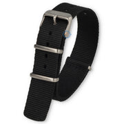Seiko 5 Sports Automatic Black Dial Black Nylon Strap Watch for Men - SRPE67K1