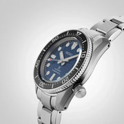Seiko Prospex Marinemaster Automatic Scuba Divers Blue Dial Silver Steel Strap Watch for Men - SPB187J1
