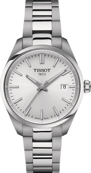Tissot PR 100 Quartz Silver Dial Silver Steel Strap Watch for Women - T156.210.11.031.00