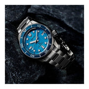 Seiko Prospex Glacier Save The Ocean Special Edition Automatic Blue Dial Silver Steel Strap Watch for Men - SPB299J1