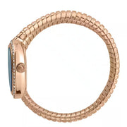 Just Cavalli Solo Blue Dial Rose Gold Steel Strap Watch for Women - JC1L167M0045