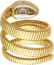 Just Cavalli Vezzoso Green Dial Gold Steel Strap Watch for Women - JC1L230M0045