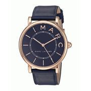 Marc Jacobs Roxy Navy Blue Dial Blue Leather Strap Watch for Women - MJ1534