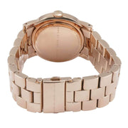 Marc Jacobs Amy White Dial Rose Gold Steel Strap Watch for Women - MBM3077