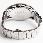Emporio Armani Valente Chronograph Silver Dial Silver Steel Strap Watch For Men - AR11081