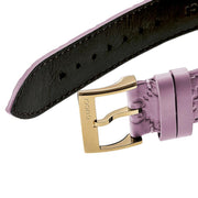 Gucci G Timeless Quartz Lilac Dial Lilac Leather Strap Watch For Women - YA1264098
