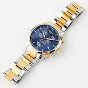 Tissot Chrono XL Classic Blue Dial Two Tone Steel Strap Watch for Men - T116.617.22.041.00