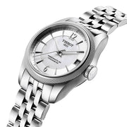 Tissot Ballade Powermatic 80 Automatic Mother of Pearl Dial Silver Steel Strap Watch For Women - T108.208.11.117.00