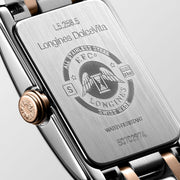 Longines Dolcevita 18K Gold Silver Dial Two Tone Steel Strap Watch for Women - L5.258.5.71.7