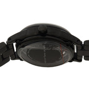 Marc Jacobs Tether Transparent Black Dial Black Steel Strap Watch for Women - MBM3419
