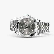 Rolex Datejust 41 Oyster Grey Dial Silver Oystersteel Bracelet Watch for Men - M126300-0008