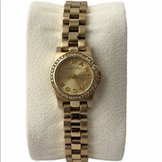 Marc Jacobs Henry Gold Dial Gold Steel Strap Watch for Women - MBM3277