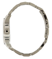 Marc Jacobs Henry Diamonds White Dial Silver Steel Strap Watch for Women - MBM3044