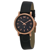 Marc Jacobs Baker Navy Blue Dial Blue Leather Strap Watch for Women - MBM1331