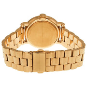 Marc Jacobs Baker Blue Dial Rose Gold Steel Strap Watch for Women - MBM3330