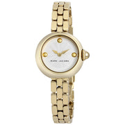 Marc Jacobs Courtney White Dial Gold Steel Strap Watch for Women - MJ3457