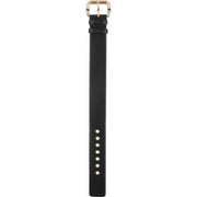 Marc Jacobs Amy Black Dial Black Leather Strap Watch for Women - MBM1154