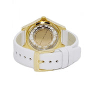 Marc Jacobs Henry Skeleton White Dial White Leather Strap Watch for Women - MBM1339