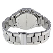 Marc Jacobs Marc Chronograph Silver Dial Silver Steel Strap Watch for Men - MBM3155