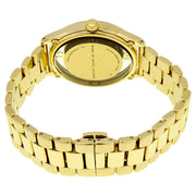 Marc Jacobs Marc Tether Transparent Gold Dial Gold Steel Strap Watch for Women - MBM3413