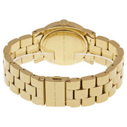 Marc Jacobs Amy White Dial Gold Steel Strap Watch for Women - MBM3056