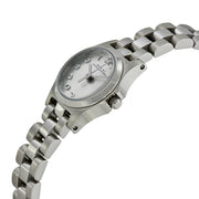 Marc Jacobs Henry Dinky Silver Dial Silver Steel Strap Watch for Women - MBM3198