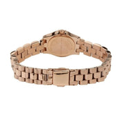 Marc Jacobs Dinky Rose Gold Dial Rose Gold Steel Strap Watch for Women - MBM3200
