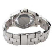 Marc Jacobs Henry Skeleton Silver Dial Silver Steel Strap Watch for Women - MBM3262