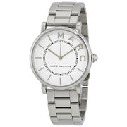 Marc Jacobs Roxy White Dial Silver Steel Strap Watch for Women - MJ3521