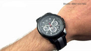 Maserati Royale 44mm Black Dial Stainless Steel Fiber Strap Watch For Men - R8871637002
