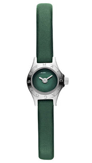 Marc Jacobs Blade Green Dial Green Leather Strap Watch for Women - MBM1341