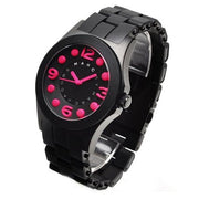 Marc Jacobs Pelly Black Dial Black Silicone Strap Watch for Women - MBM2517