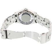 Marc Jacobs Henry Transparent Silver Dial Silver Steel Strap Watch for Women - MBM3205