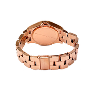 Marc Jacobs Henry Rose Gold Dial Rose Gold Steel Strap Watch for Women - MBM3212