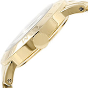 Marc Jacobs Amy Blue Dial Gold Steel Strap Watch for Women - MBM3220