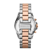 Michael Kors Bradshaw Blue Dial Two Tone Steel Strap Watch for Women - MK5606