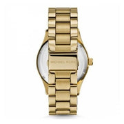 Michael Kors Layton Chronograph Gold Dial Gold Steel Strap Watch for Women - MK5959