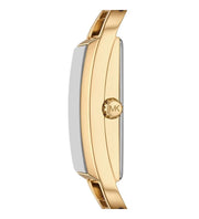 Michael Kors Empire Analog Gold Dial Gold Steel Strap Watch for Women - MK4840
