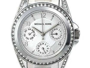 Michael Kors Blair Silver Dial SIlver Steel Strap Watch for Women - MK5612