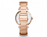 Michael Kors Parker Rose Gold Dial Rose Gold Steel Strap Watch for Women - MK5865