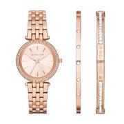 Michael Kors Darci Rose Gold Dial Rose Gold Steel Strap Watch for Women - MK3431